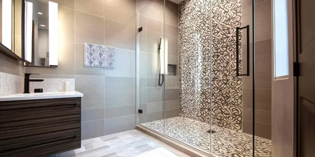 walk in showers over tubs modern bathroom design with frameless glass enclosure